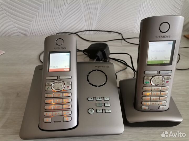 Siemens Gigaset S455 телефон с доп. трубкой