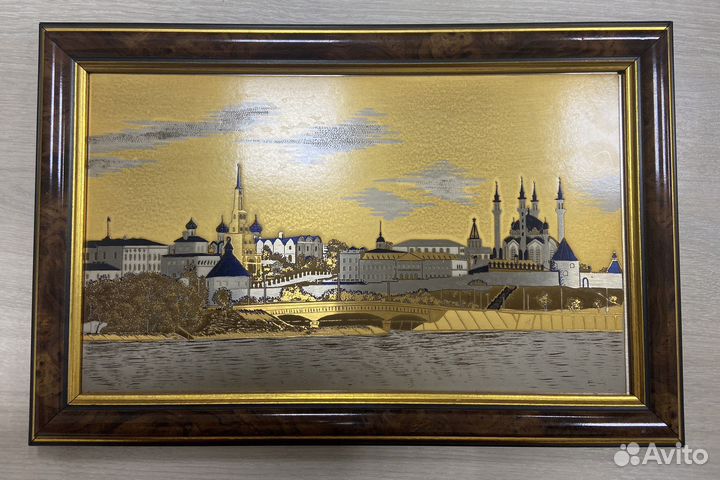 Гравюра Казанский кремль