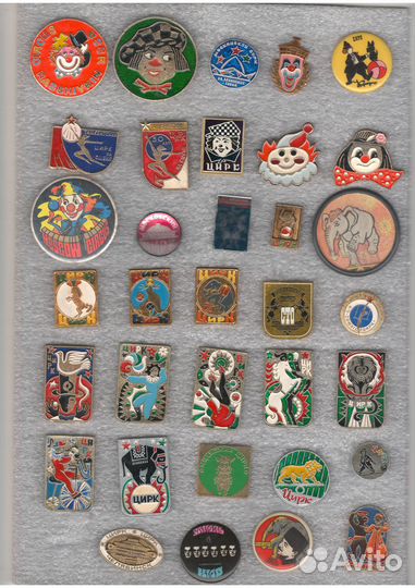 Значки советский цирк