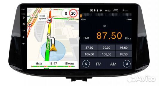 Магнитола Parafar Hyundai i30 2018+ Android