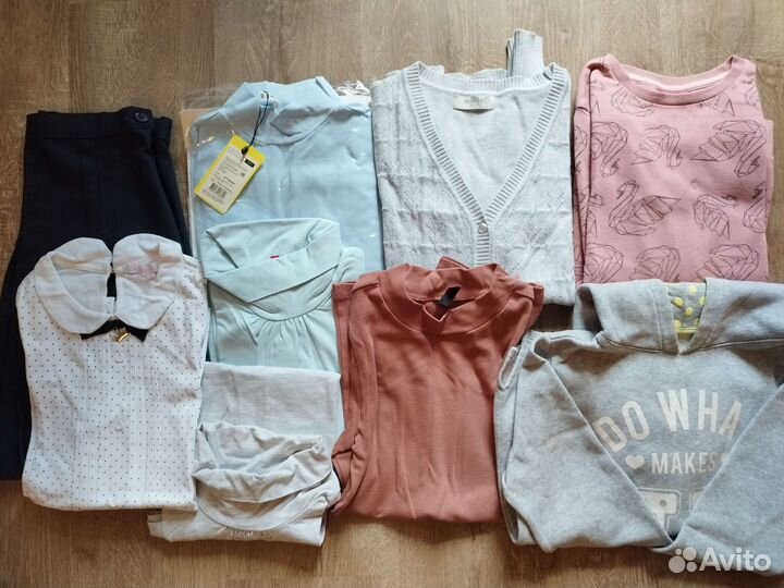Одежда пакетом на девочку 146 152 158