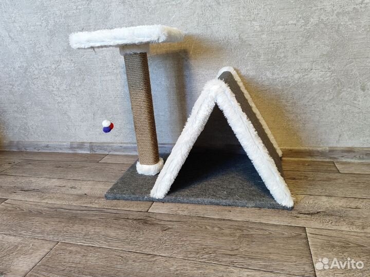 Когтеточка домик для кошек новая