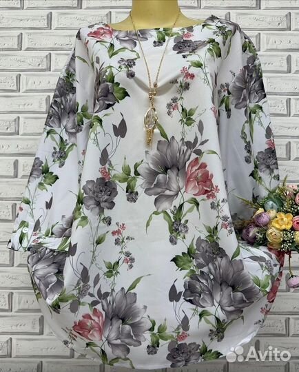 Новые блузки-туники