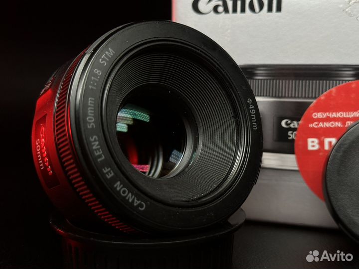 Объектив canon EF 50mm 1.8 STM