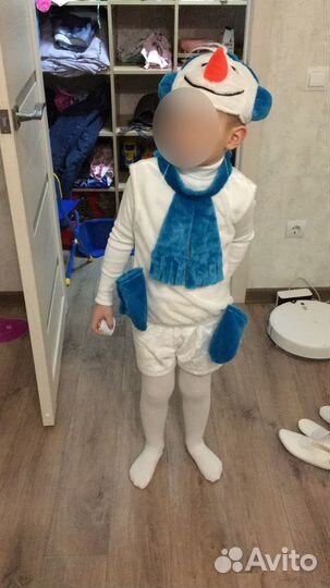Костюм снеговика 122 аренда