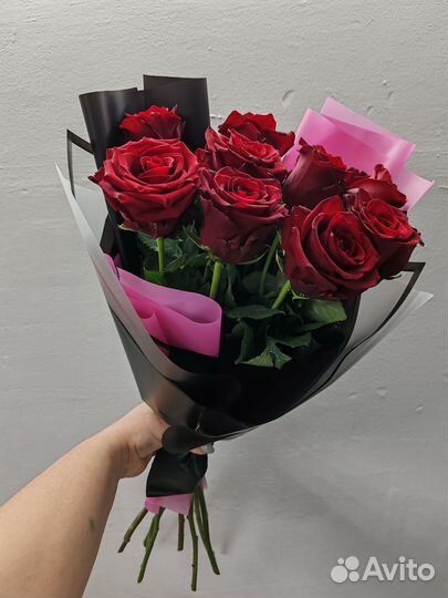 Живые цветы букеты розы