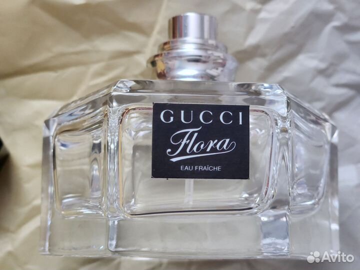 Пустой флакон gucci flora eau fraiche