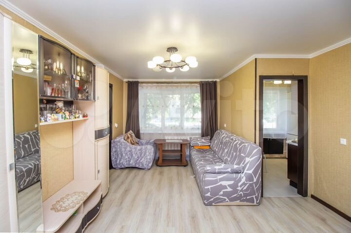 3-к. квартира, 57,2 м², 1/5 эт.