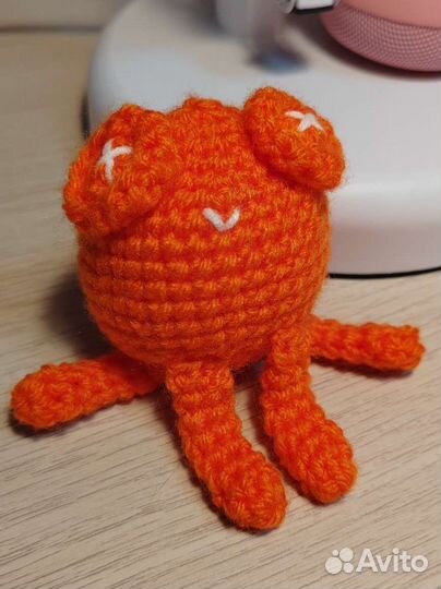 Вязаные игрушки лягушечка