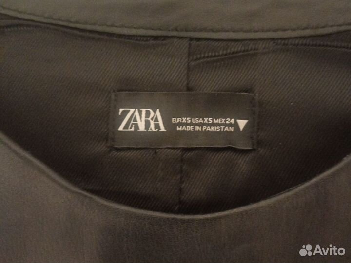 Платье кожаное zara