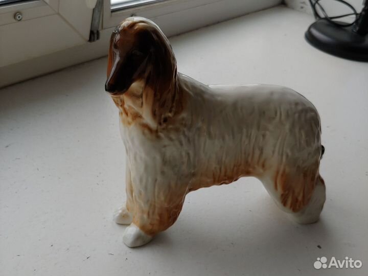 Фарфоровые статуэтки собака лфз