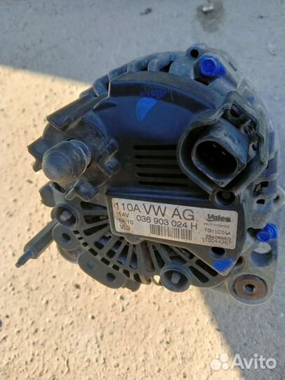 Генератор Valeo на Golf6, plus, 1.4 cgga