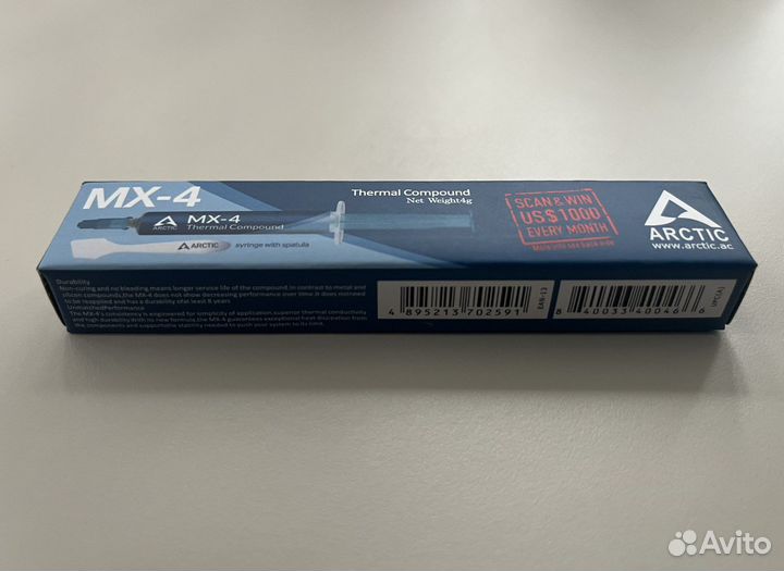 Термопаста Arctic MX-4 4г со шпателем