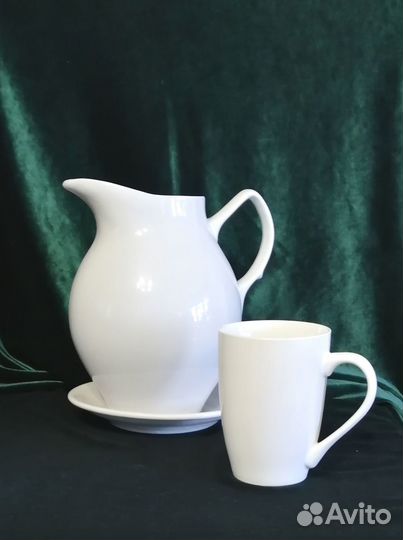 Набор кувшин, кружка и блюдце
