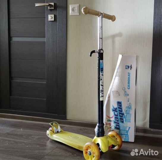 Самокат детский трехколесный бу