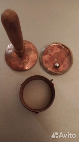 Погремушка редкая,вся,из, меди