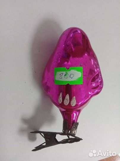 Елочная игрушка на прищепке 