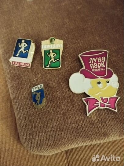 Значок СССР, с Микки Маусом, спортивный разряд