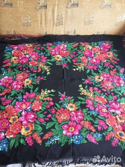 Платок СССР шерсть, хлопок 40г60г80г