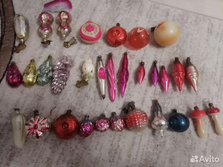 Елочные игрушки СССР