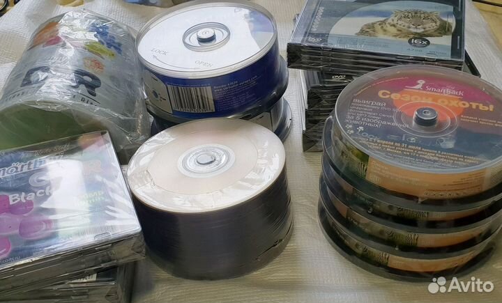 DVD+R диски, новые в упаковке