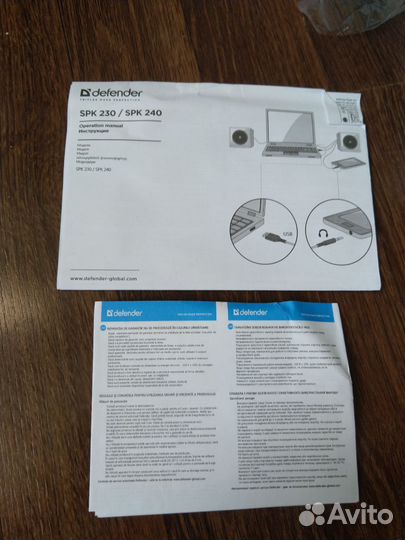 Компьютерные колонки Defender SPK 240