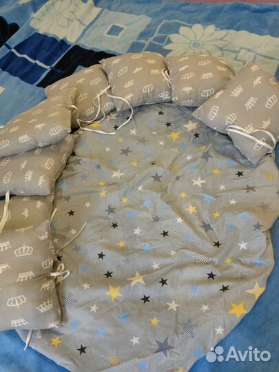 Простынь на резинке 120 60