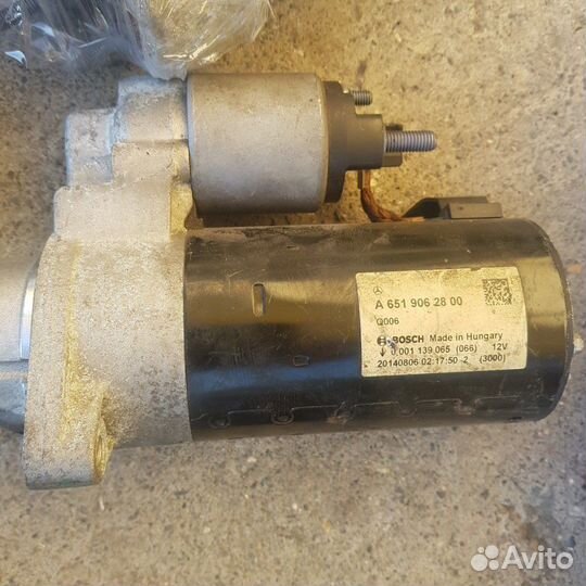 Мерседес стартер 6519062800 дизель