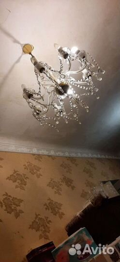 Люстра хрустальная Чехословакия СССР