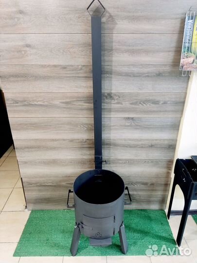 Печь 3мм с зольником для казана 10-12л