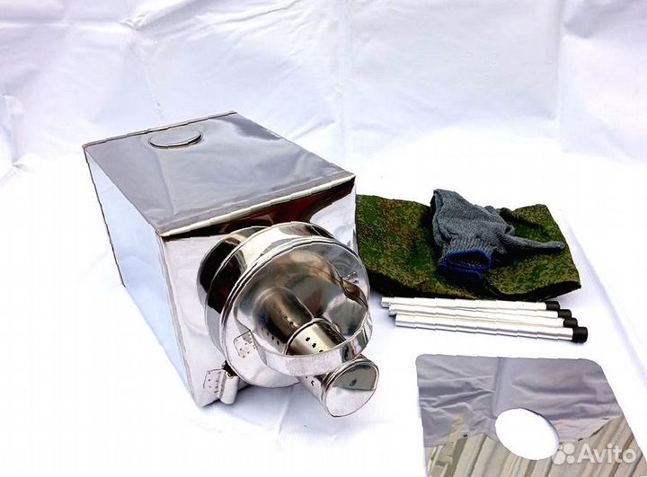 Печь для палатки Пошехонка Малая на 15 л