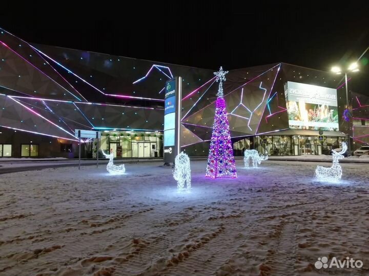 Светодиодная фигура олень