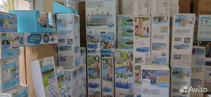 Каркасный бассейн intex