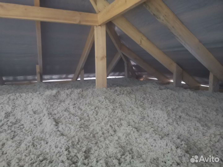 Вата на крышу