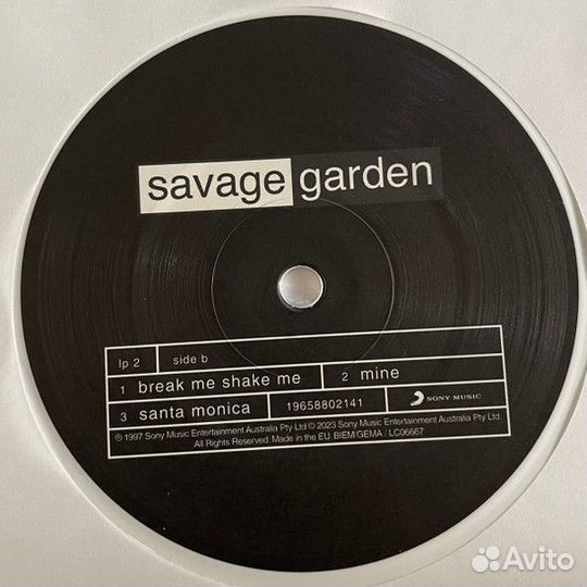 Виниловая пластинка Savage Garden - Savage Garden