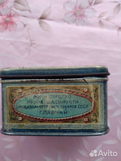 Жестяная коробка СССР