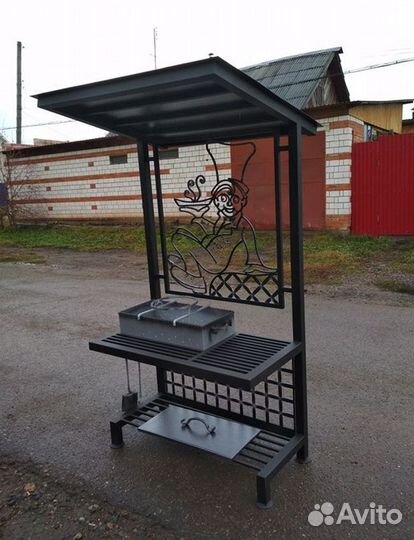 Мангал В стиле лофт