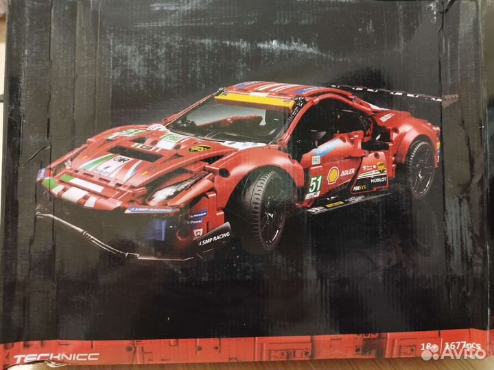 Лего конструктор Technik Феррари 488 GTE