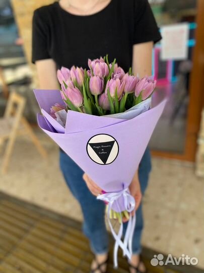Цветы тюльпаны доставка Адер Сочи