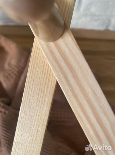 Вешалка настенная деревянная с крючками 10 шт