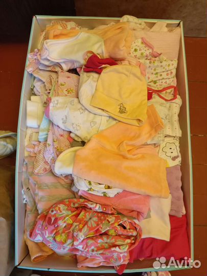 Коробка вещей на девочку 0-9 месяцев