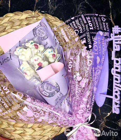 Шоколадные букеты ко дню учителя/воспитателя