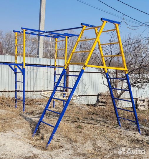 Уличный sport комплекс, тренажер, качели гнездо