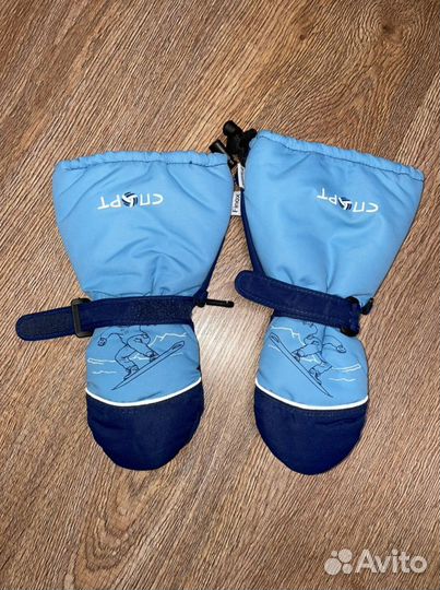Варежки зимние детские, новые. 4-6 лет