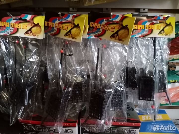 Готовые фидерные монтажи от 30 до 100 гр