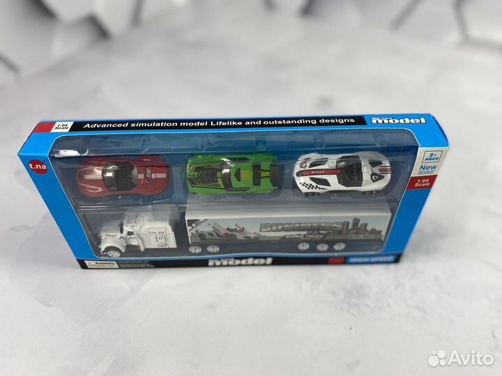 Набор машинок 4 штуки