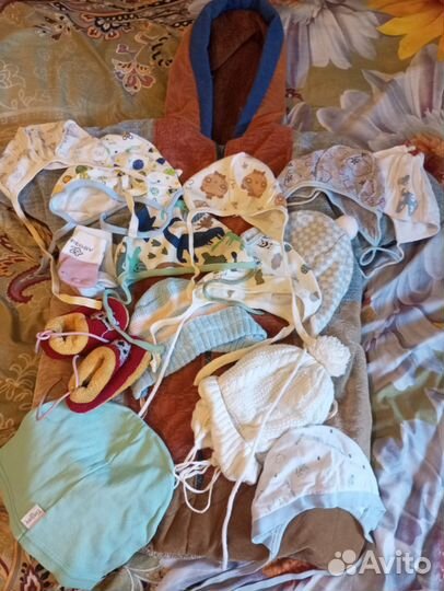 Шапочки для новорожденных