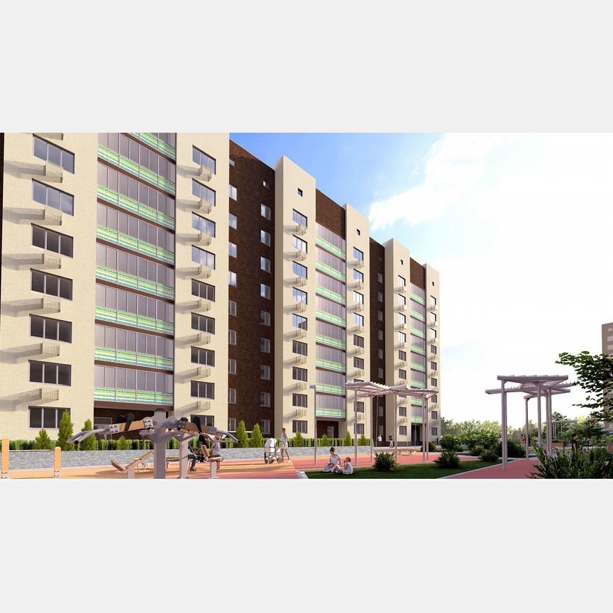 2-к. квартира, 60,4 м², 1/9 эт.