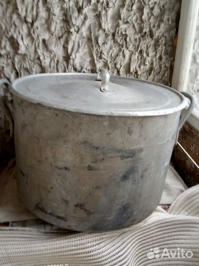 Кастрюля алюминиевая 40 литров