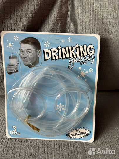 Очки-трубочка для напитков